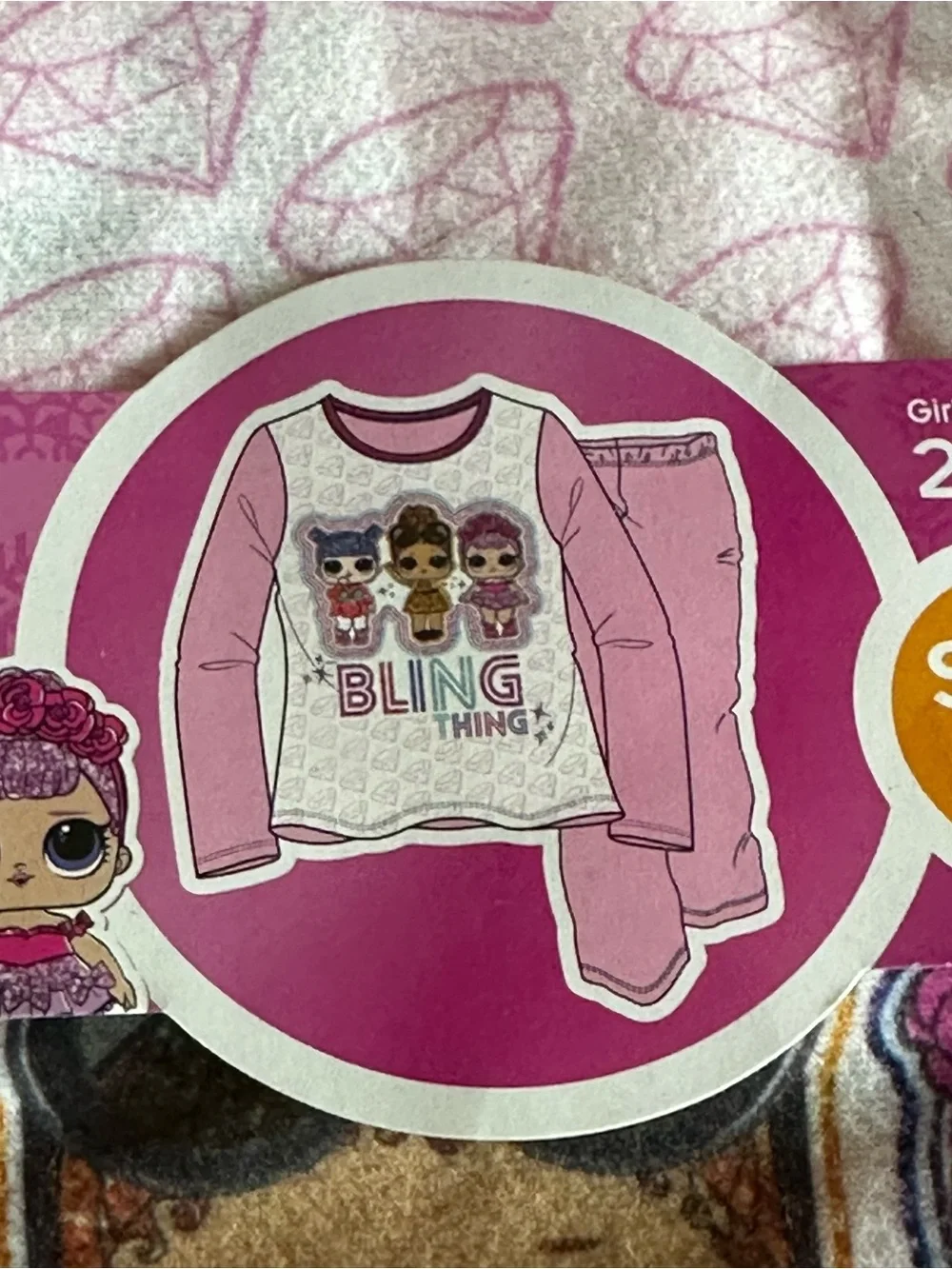L.O.L. Surprise! Girls Multi-Color 2-PC Pajama Set